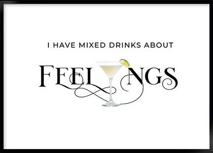 Plakat - Drinks feelings