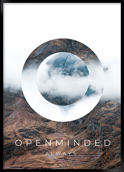Plakat - Openminded