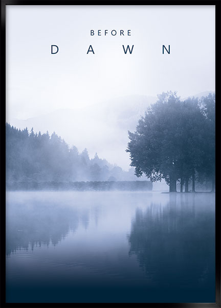 Plakat - Before dawn