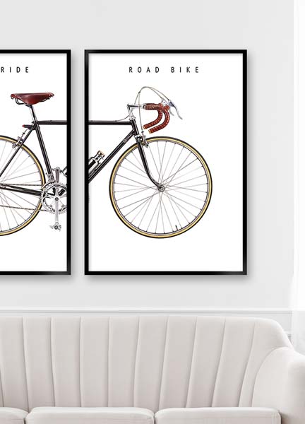 Plakat - Road bike