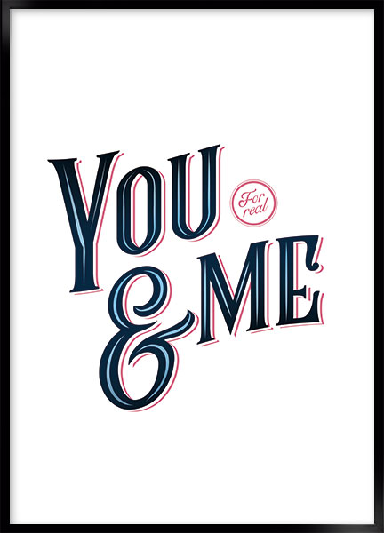 Plakat - You and me