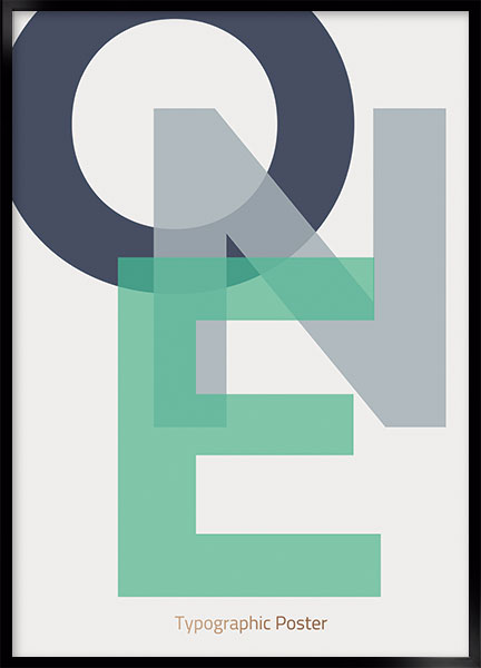 Plakat - One